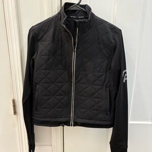 Peloton Quilted Black Runners Jacket